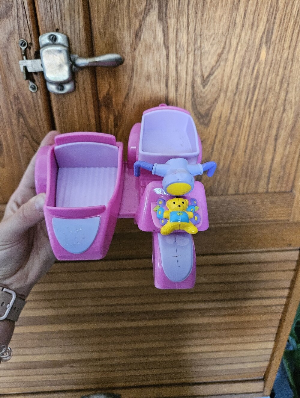 2007 Fisher-Price Little People Bendables Scooter Motorcycle With Sidecar